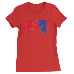 Philly Baseball Phan Womens T-shirt Red