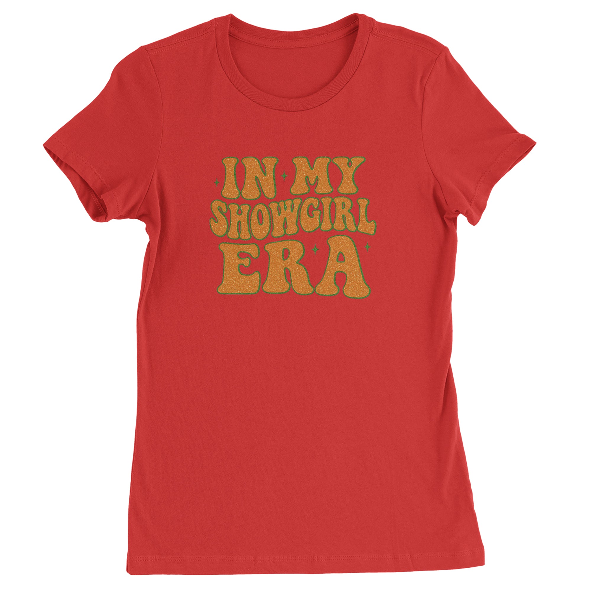In My Showgirl Era Retro Womens T-shirt Red