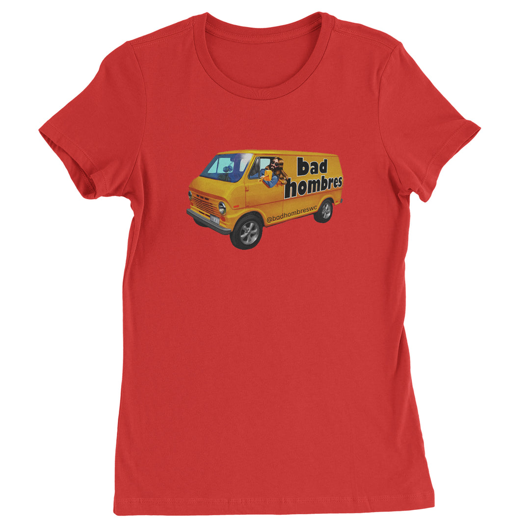 Bad Hombres Van West Chester Band Womens T-shirt Red