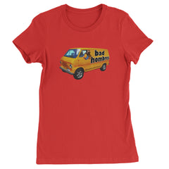 Bad Hombres Van West Chester Band Womens T-shirt Red