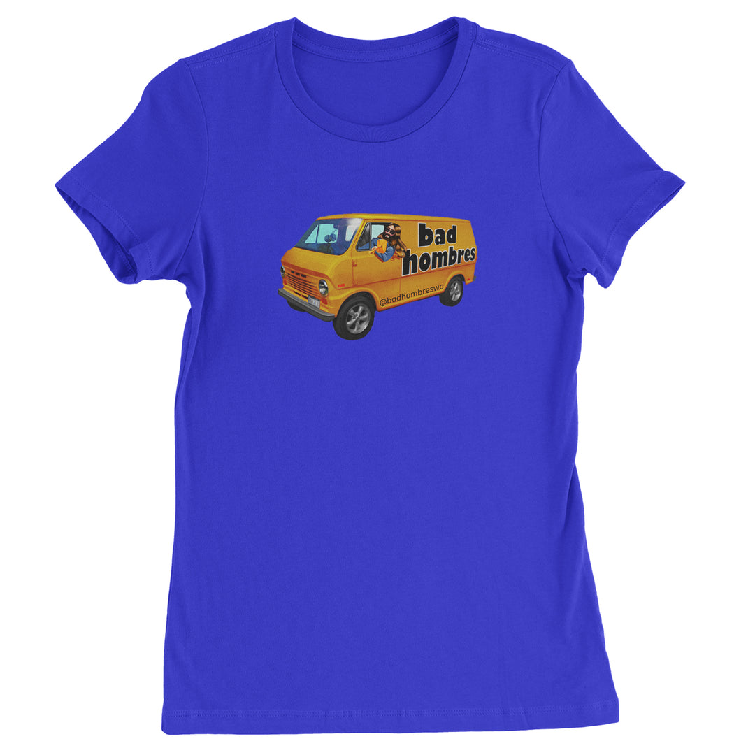 Bad Hombres Van West Chester Band Womens T-shirt Royal Blue