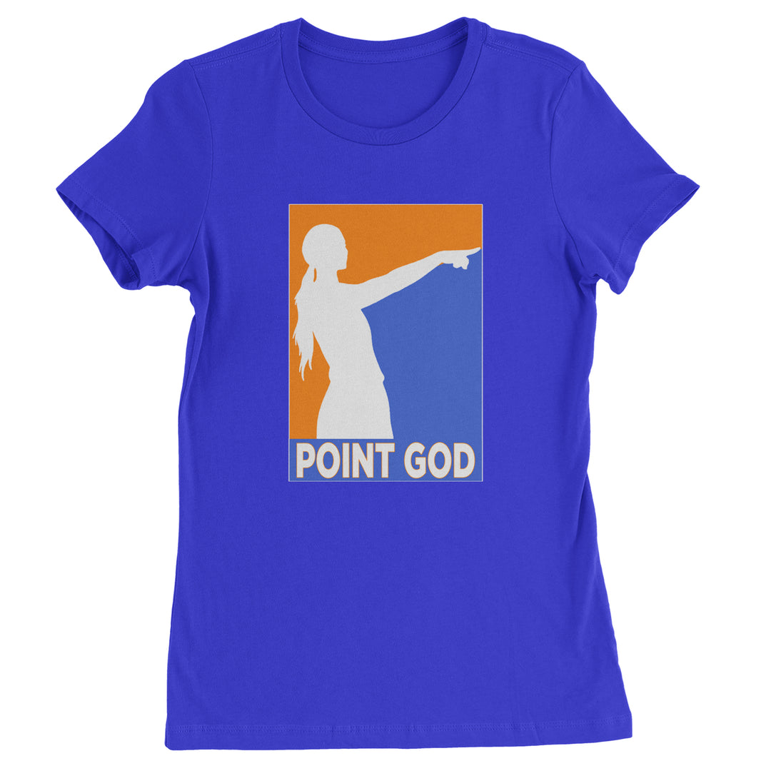 Point God Cunningham Basketball Pointing Meme  Womens T-shirt Royal Blue