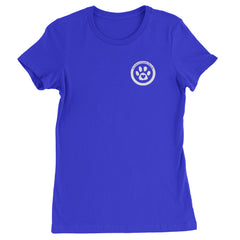 TLC To Love a Canine Dog Rescue White Womens T-shirt Royal Blue