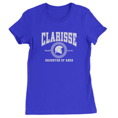 Clarisse Daughter of Ares Battle Ready Womens T-shirt Royal Blue