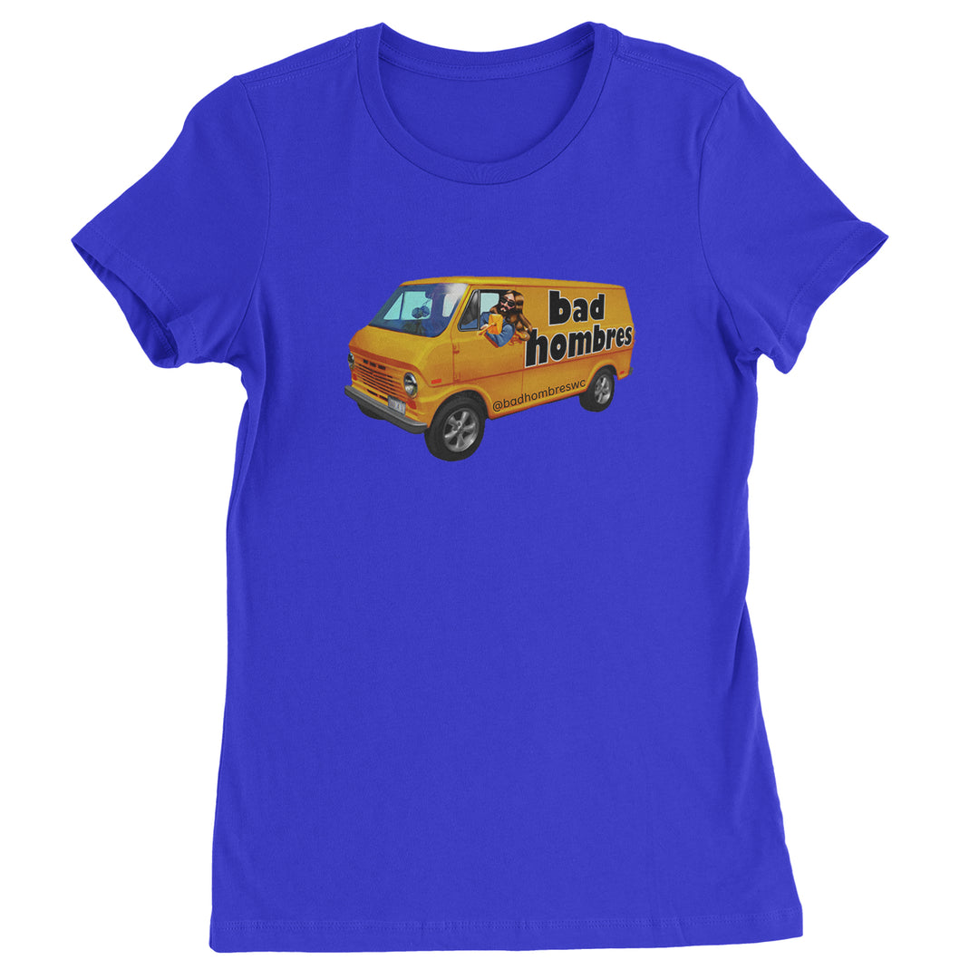 Bad Hombres Van West Chester Band Womens T-shirt Royal Blue