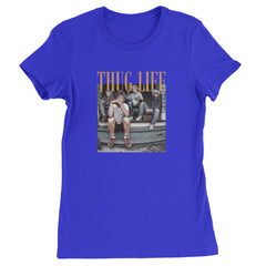 Golden Girls Thug Life Street Womens T-shirt Royal Blue