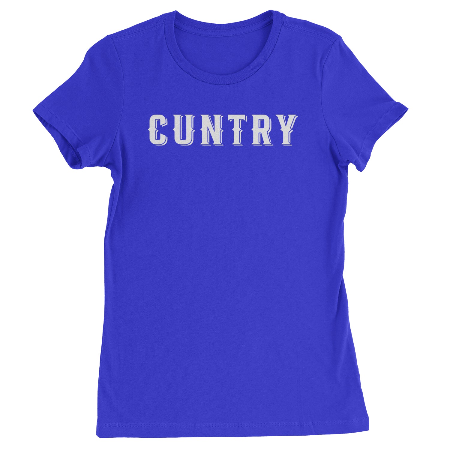 Cuntry Been Country Cowboy Womens T-shirt Royal Blue