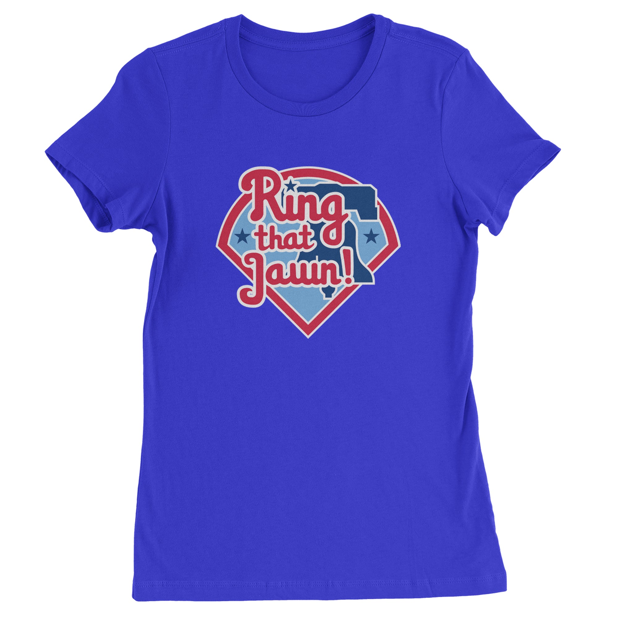 Ring That Jawn Philly Baseball Womens T-shirt Royal Blue
