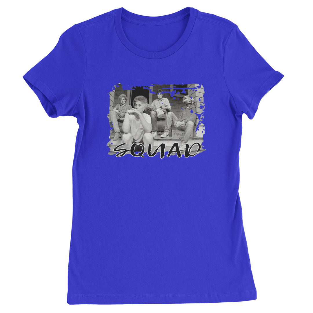Squad Golden Girls Womens T-shirt Royal Blue