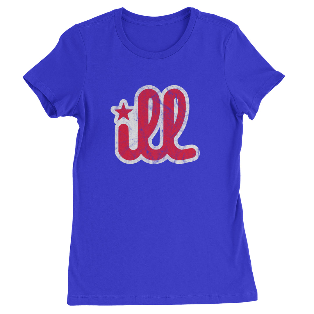 ILL Vintage It's A Philly Thing Womens T-shirt Royal Blue