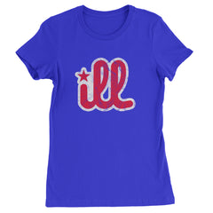 ILL Vintage It's A Philly Thing Womens T-shirt Royal Blue