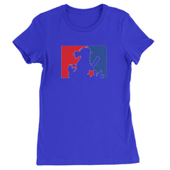 Philly Baseball Phan Womens T-shirt Royal Blue
