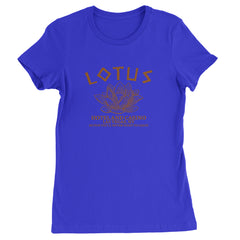Lotus Hotel and Casino Womens T-shirt Royal Blue