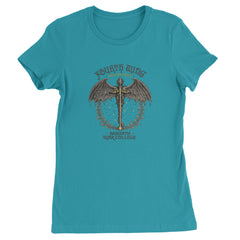 Fourth Wing Dragon Rider Vintage Basgiath War College Womens T-shirt Surf