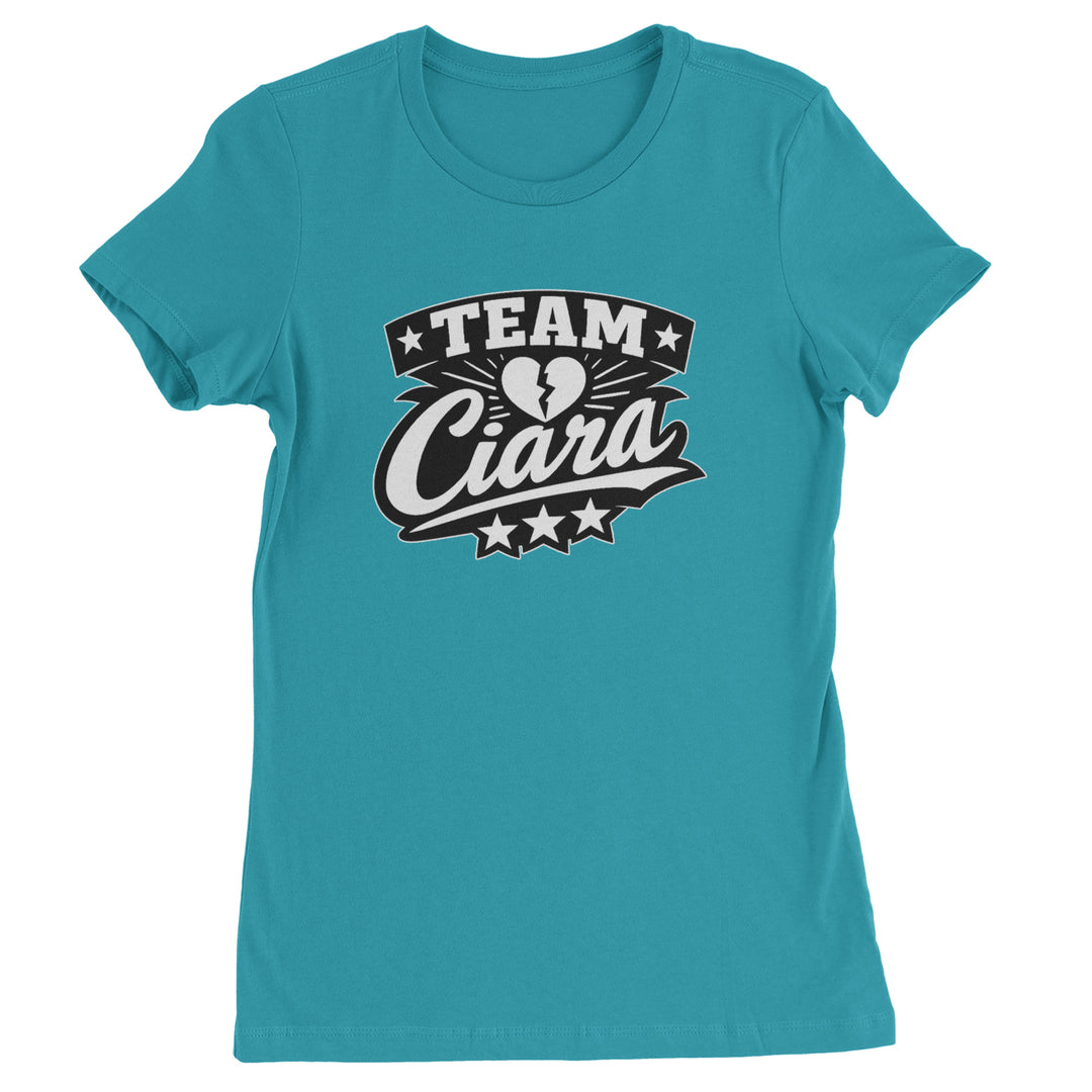Team Ciara Scamanda Broken Heart Womens T-shirt Surf
