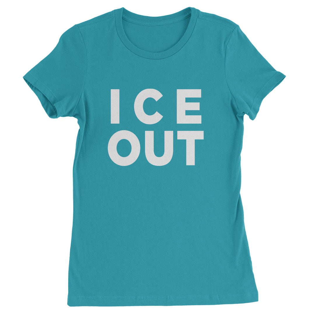 Ice Out Protest Womens T-shirt Surf