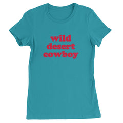 Wild Desert Cowboy Country Womens T-shirt Surf