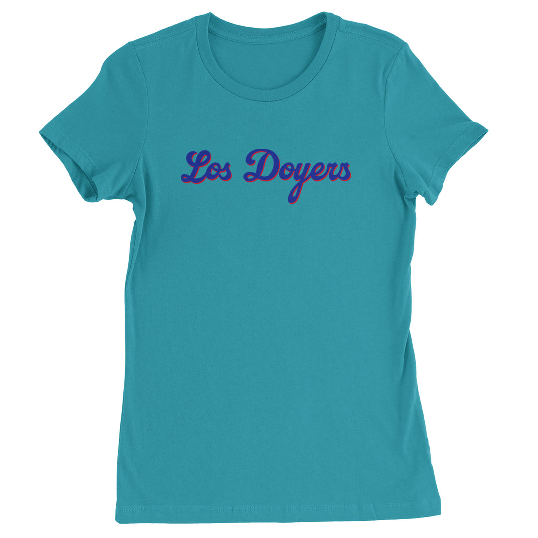 Los Doyers LA Baseball Womens T-shirt Surf