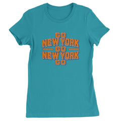 Go New York Go Basketball Womens T-shirt Surf