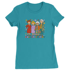 Golden Forever Golden Girls Womens T-shirt Surf