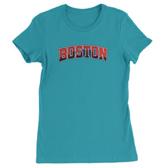 Boston City Pride Skyline Womens T-shirt Surf