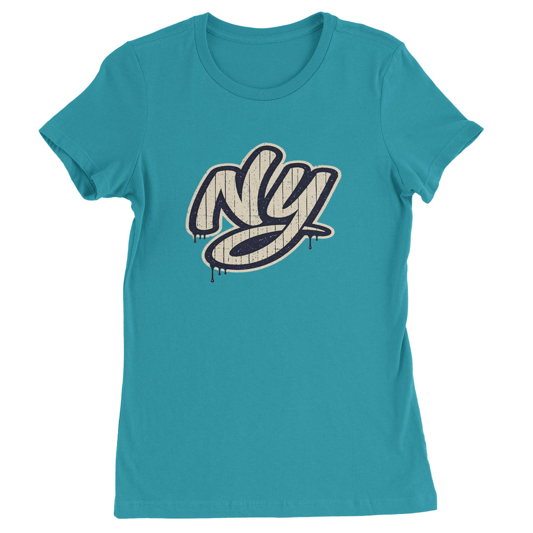 NYC New York City Grunge Street Womens T-shirt Surf