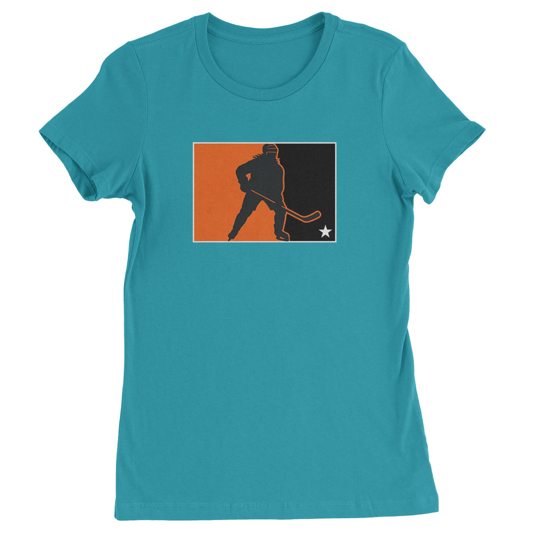 Hockey Enforcer Retro Vintage Womens T-shirt Surf