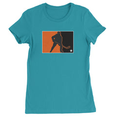 Hockey Enforcer Retro Vintage Womens T-shirt Surf