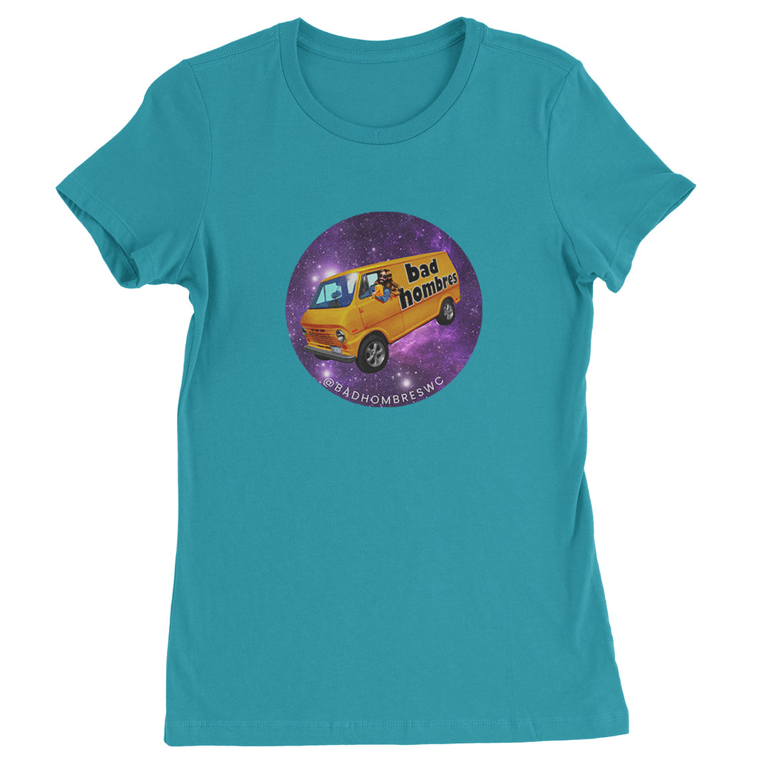 Bad Hombres Space West Chester Band Womens T-shirt Surf