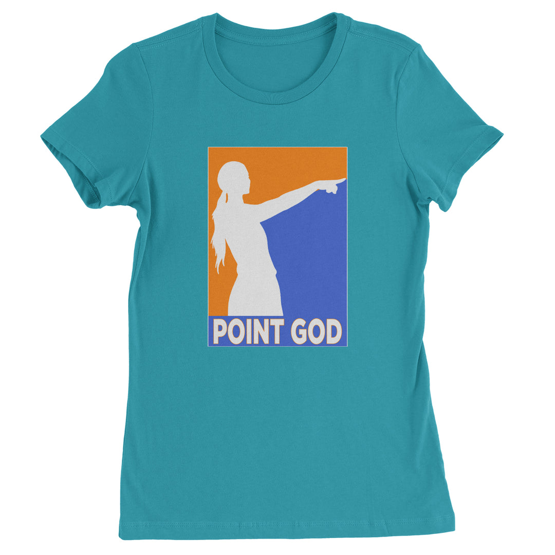 Point God Cunningham Basketball Pointing Meme  Womens T-shirt Surf