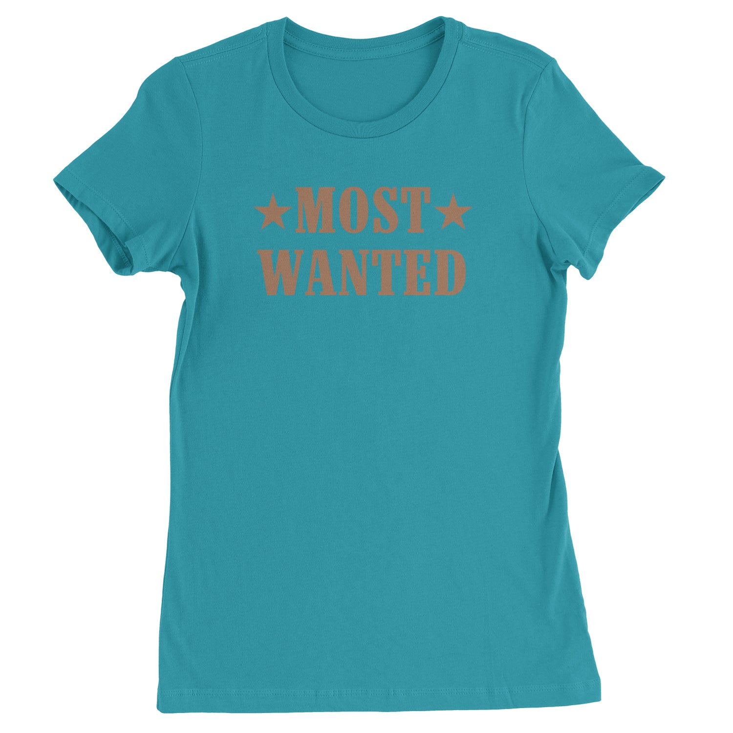 Most Wanted Cowboy  Womens T-shirt Surf