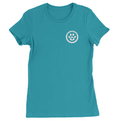 TLC To Love a Canine Dog Rescue White Womens T-shirt Surf