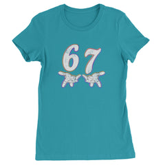 67 Hands Meme Viral Drill Womens T-shirt Surf
