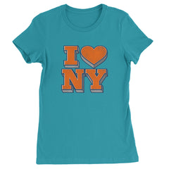 New York City Pride Heart Womens T-shirt Surf