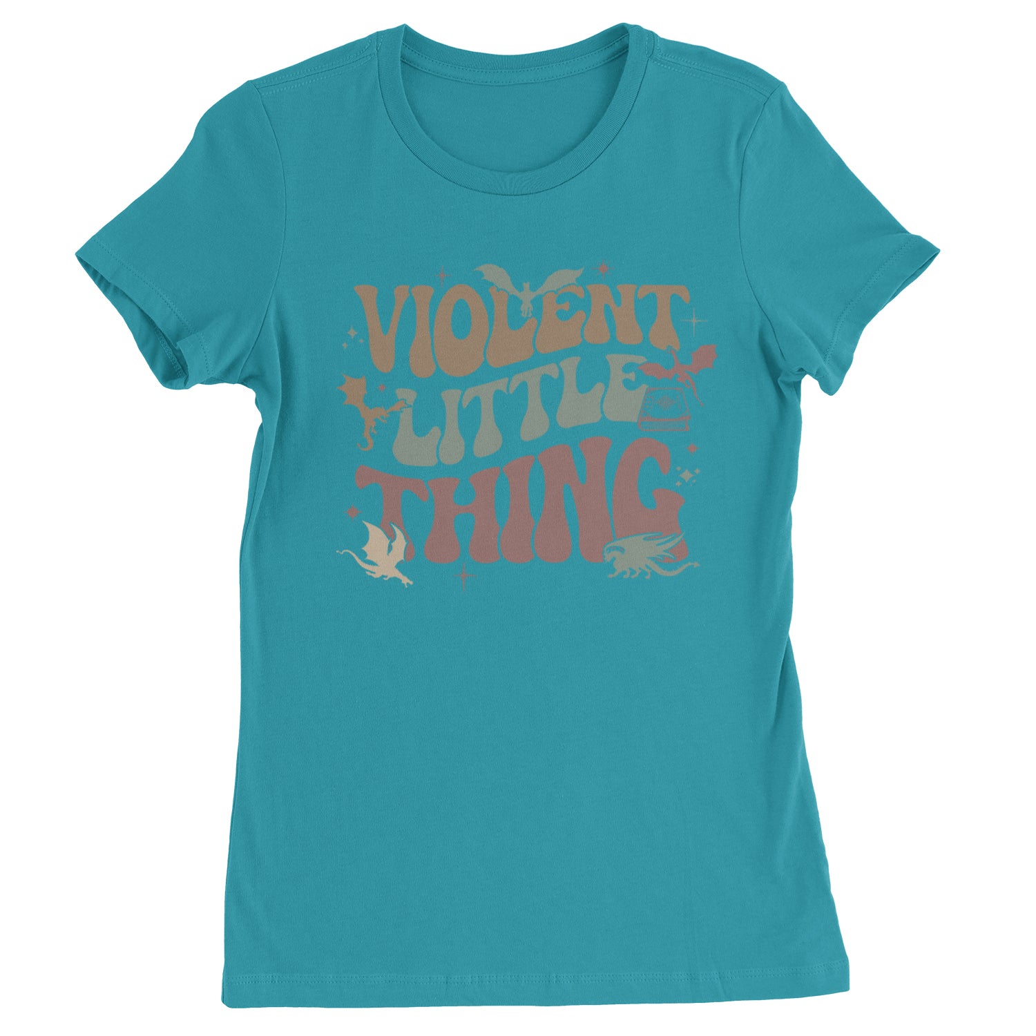 Violent Little Thing Dragon  Womens T-shirt Surf