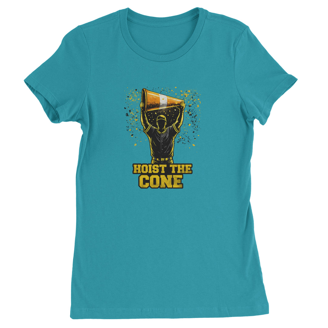 Hoist The Cone Pittsburgh Pride Womens T-shirt Surf