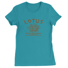 Lotus Hotel and Casino Womens T-shirt Surf