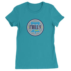 Philly Pride Liberty Bell Womens T-shirt Surf