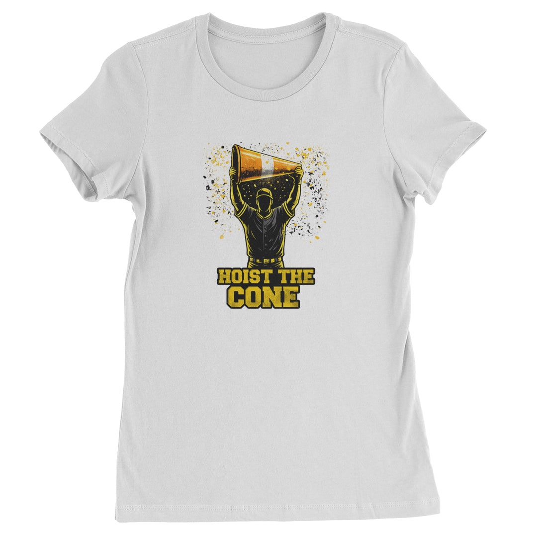 Hoist The Cone Pittsburgh Pride Womens T-shirt White