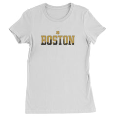 Boston City Pride Irish Womens T-shirt White