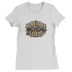 Tennessee Legend Country Music Dolly Womens T-shirt White
