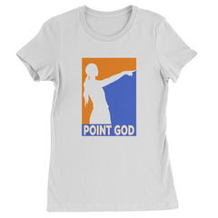 Point God Cunningham Basketball Pointing Meme  Womens T-shirt White