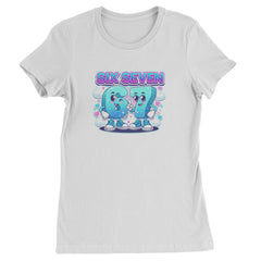 67 Six Seven Meme Kawaii Cloud Womens T-shirt White