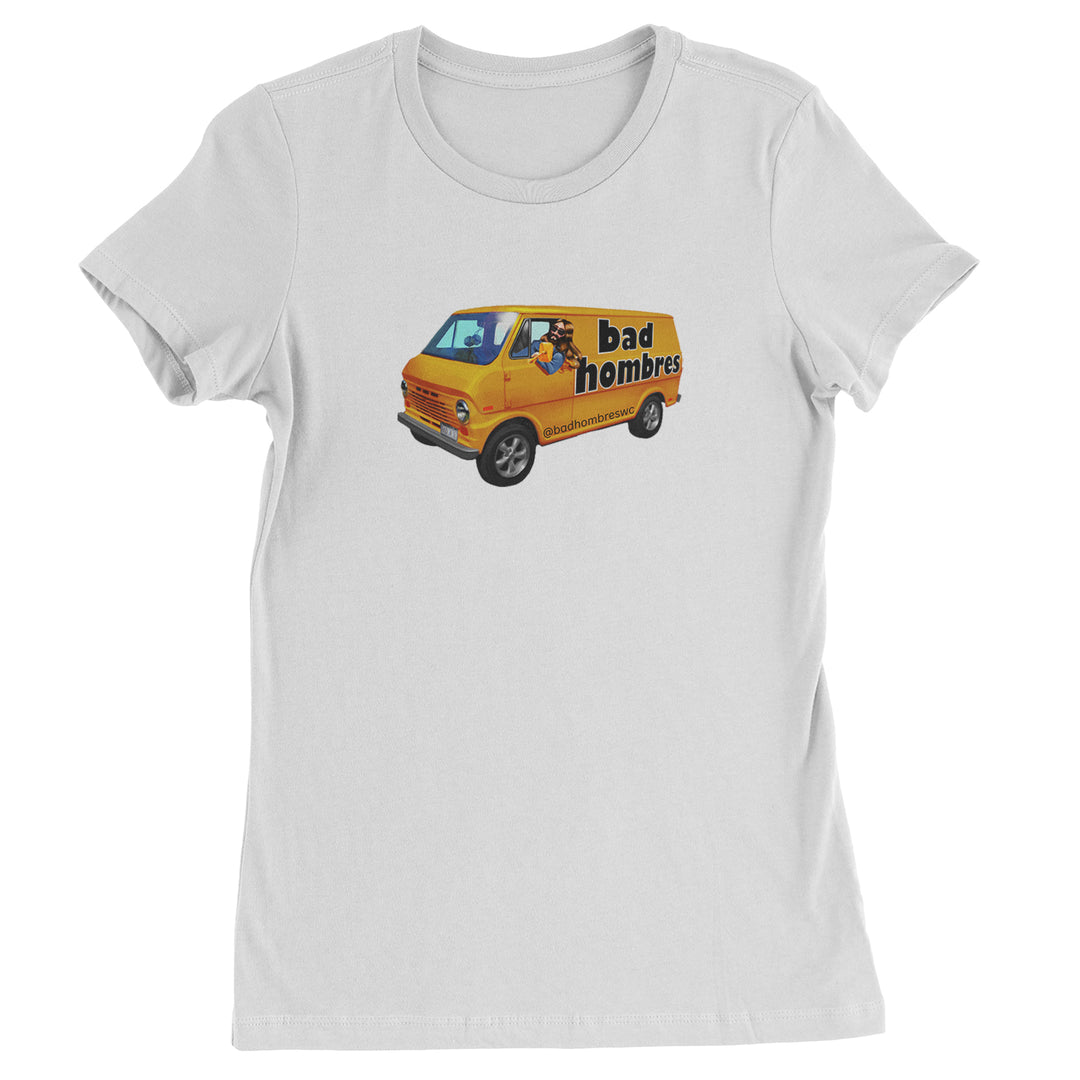 Bad Hombres Van West Chester Band Womens T-shirt White