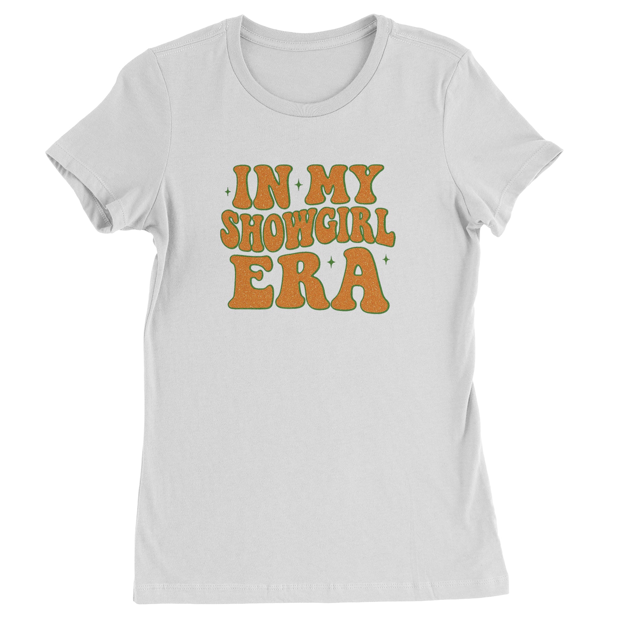 In My Showgirl Era Retro Womens T-shirt White
