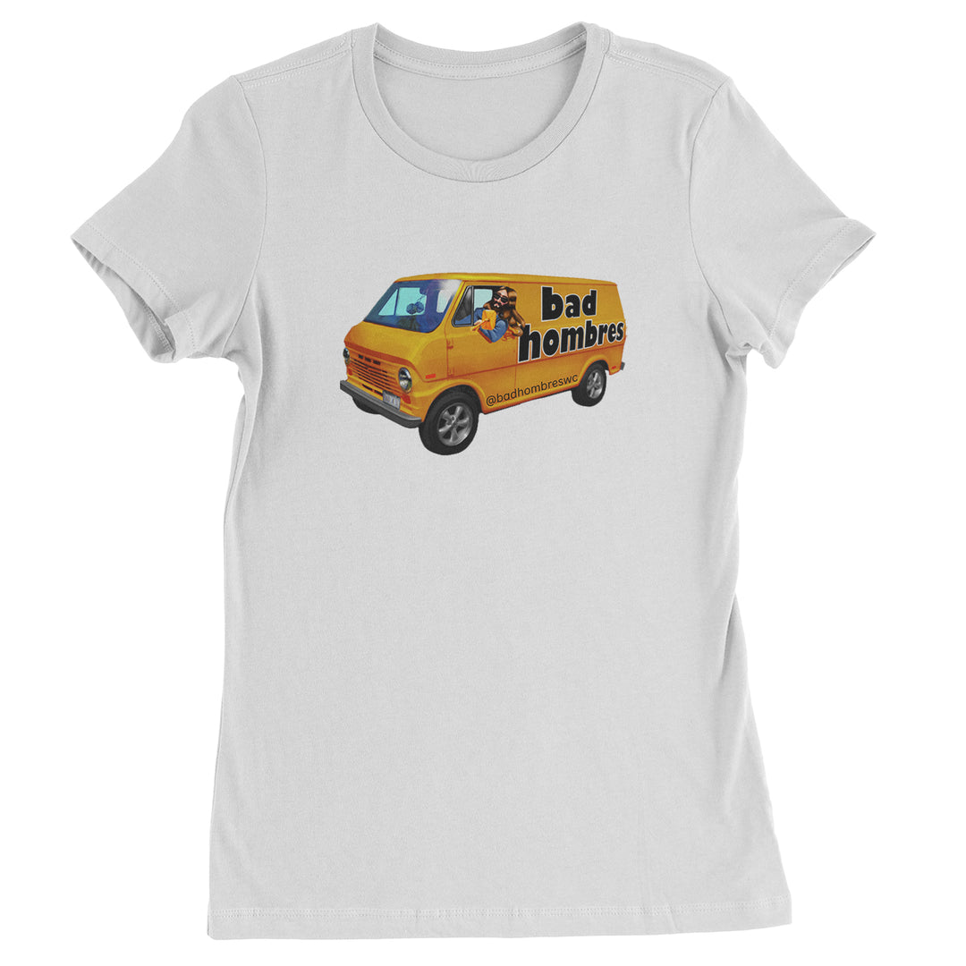 Bad Hombres Van West Chester Band Womens T-shirt White