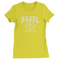 Hazel Daughter of Pluto Roman Gold Womens T-shirt Yellow
