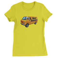 Bad Hombres Van West Chester Band Womens T-shirt Yellow