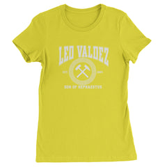 Leo Valdez Son of Hephaestus Forge Master Womens T-shirt Yellow