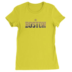 Boston City Pride Irish Womens T-shirt Yellow